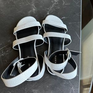 Cute white sandals